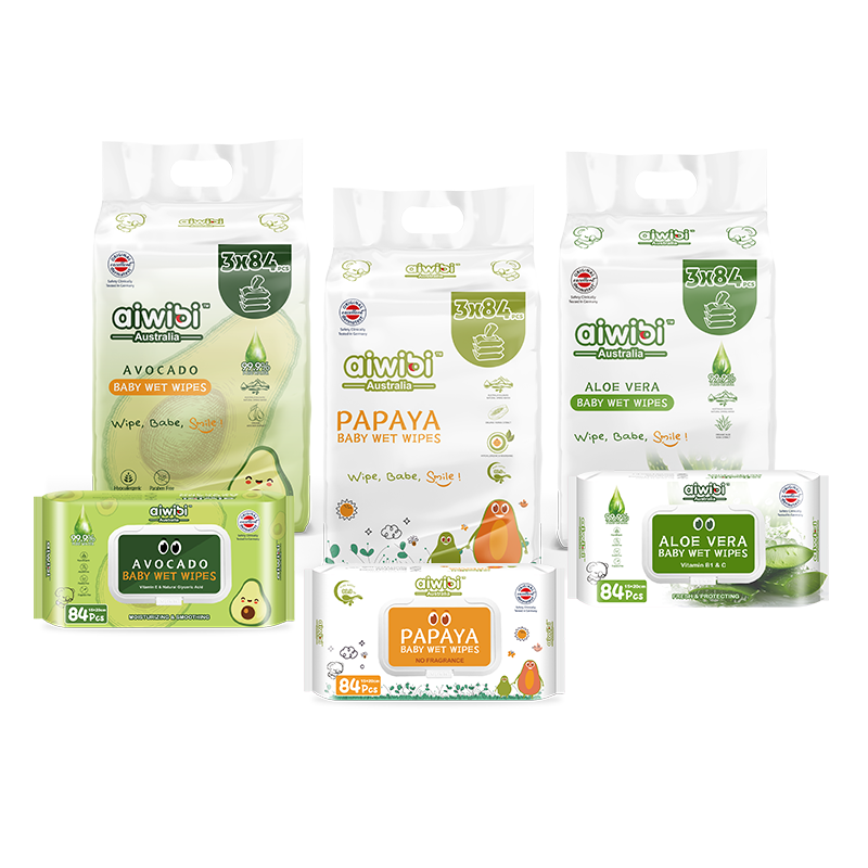 مناديل عناية عضوية منعشة